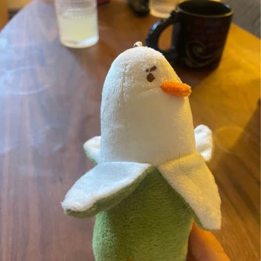 Banana Duck Keychain